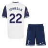 Conjunto (Camiseta+Pantalón Corto) Tottenham Hotspur Johnson 22 Primera Equipación 2024-25 - Niño